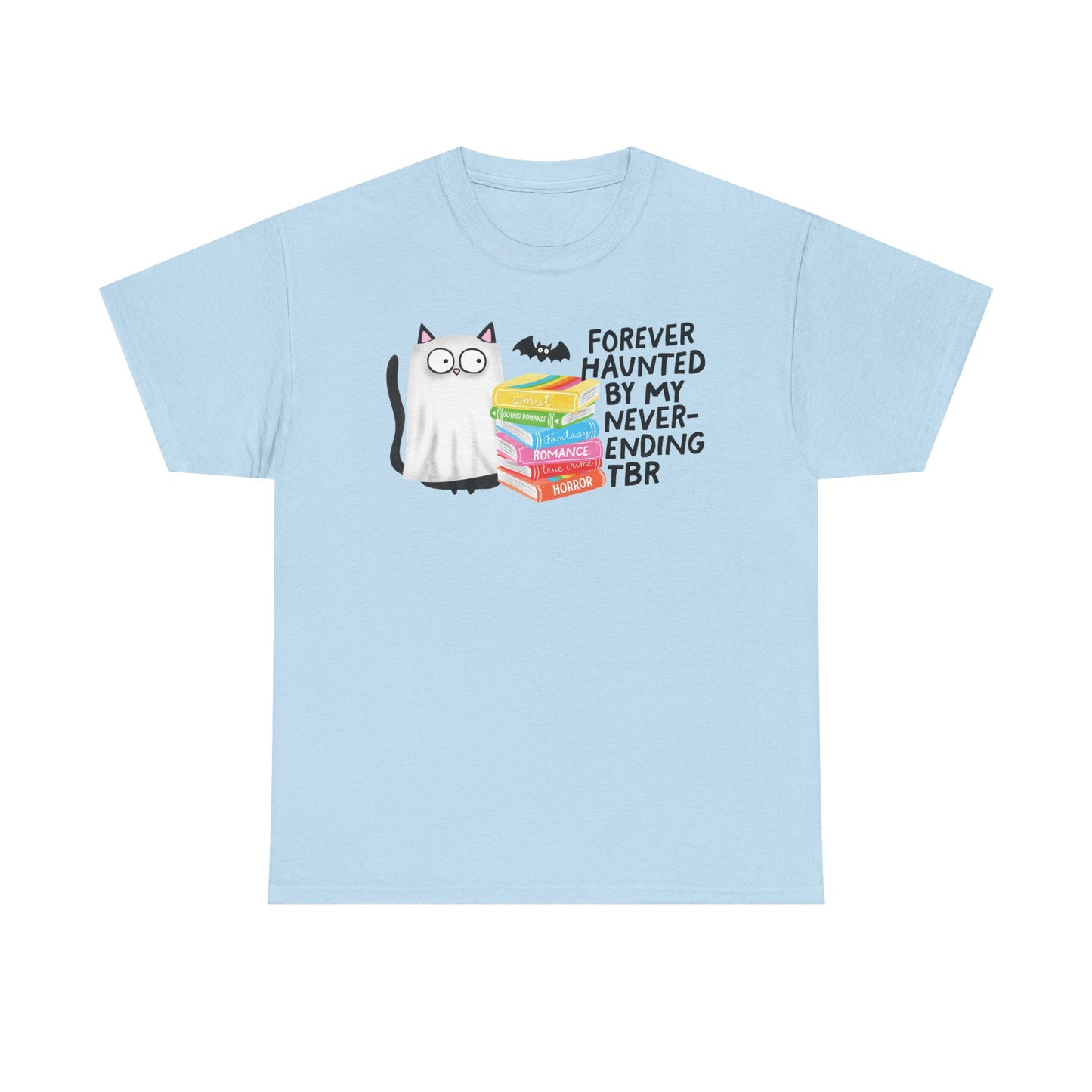 Haunted TBR Cat Graphic Tee
