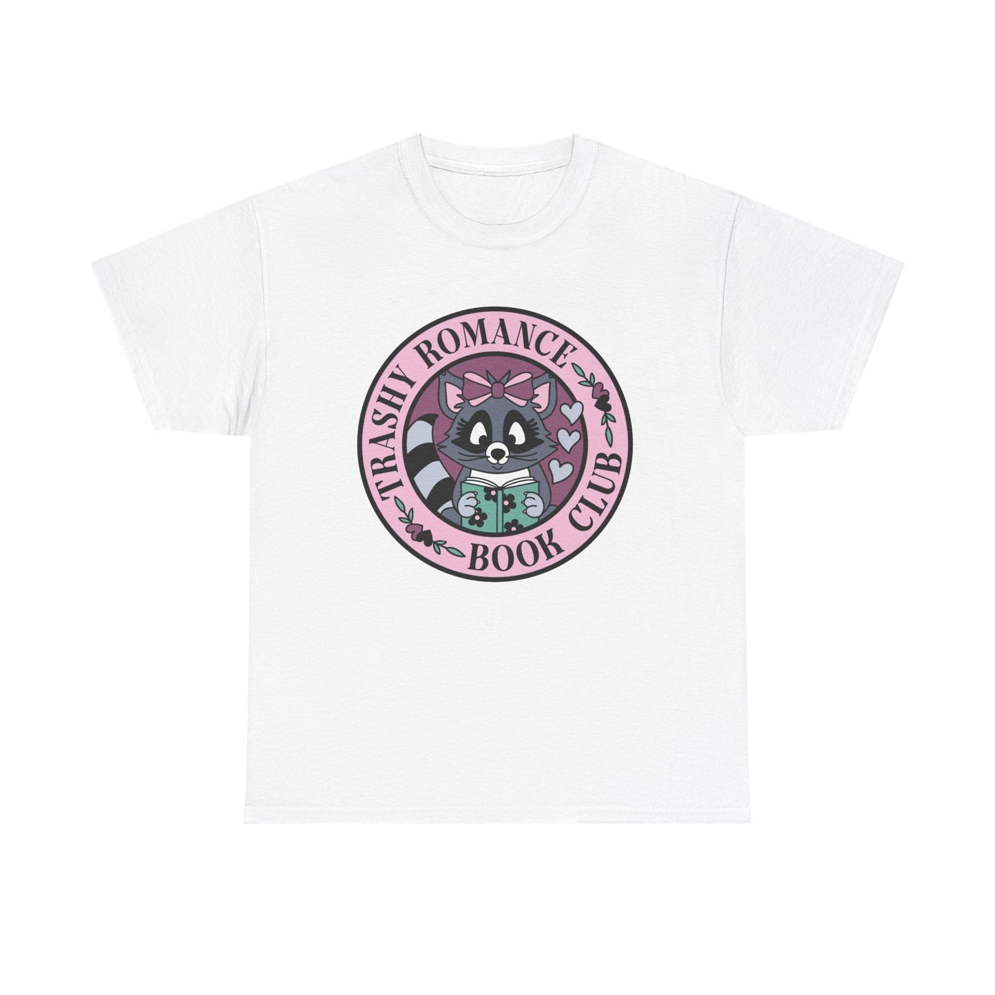 Trashy Romance Book Club Round (racoon) Graphic Tee