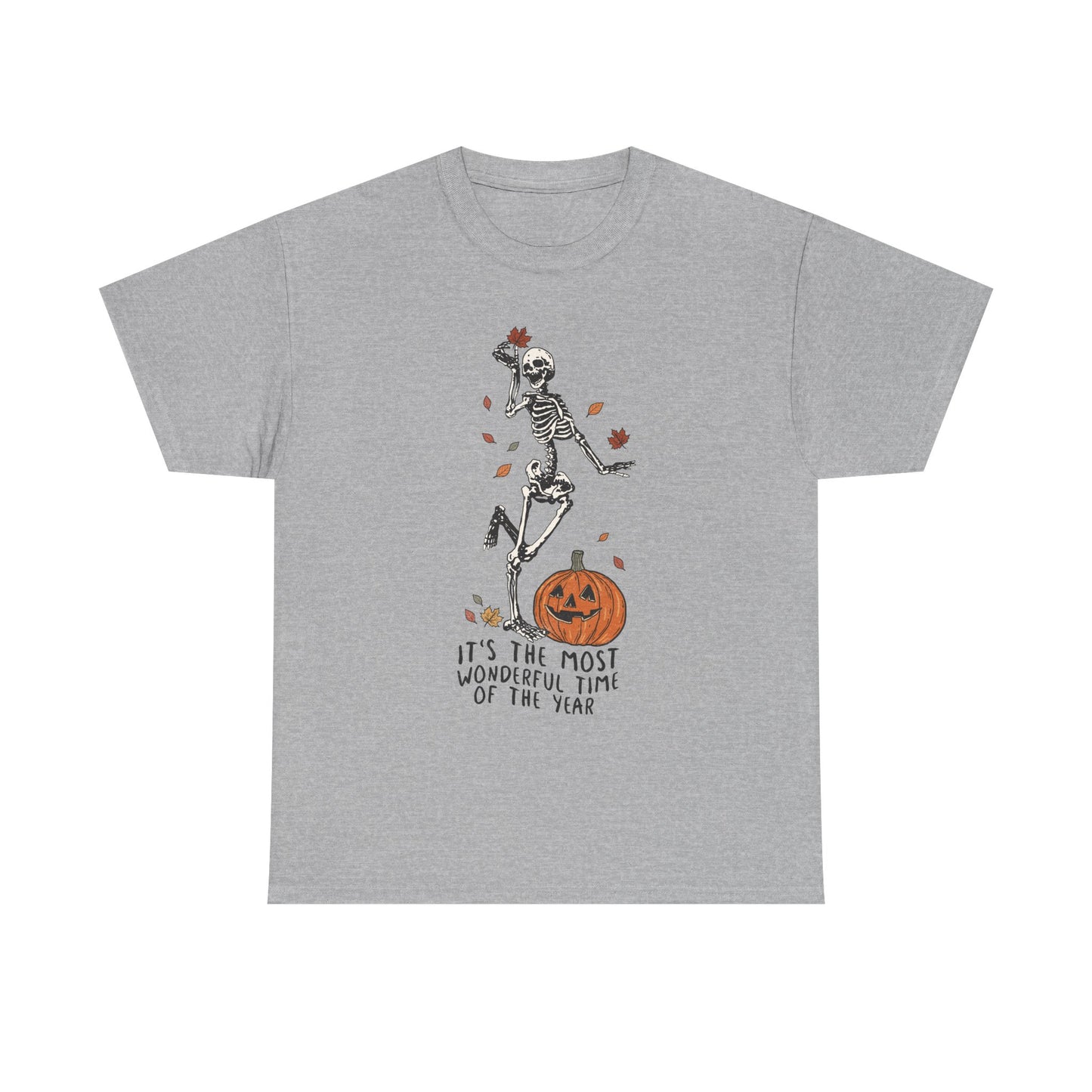 Skeleton Graphic Tee "Most Wonderful Time"