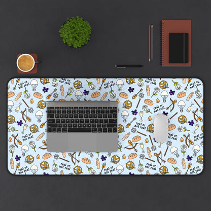 Blue Real? Desk Mat