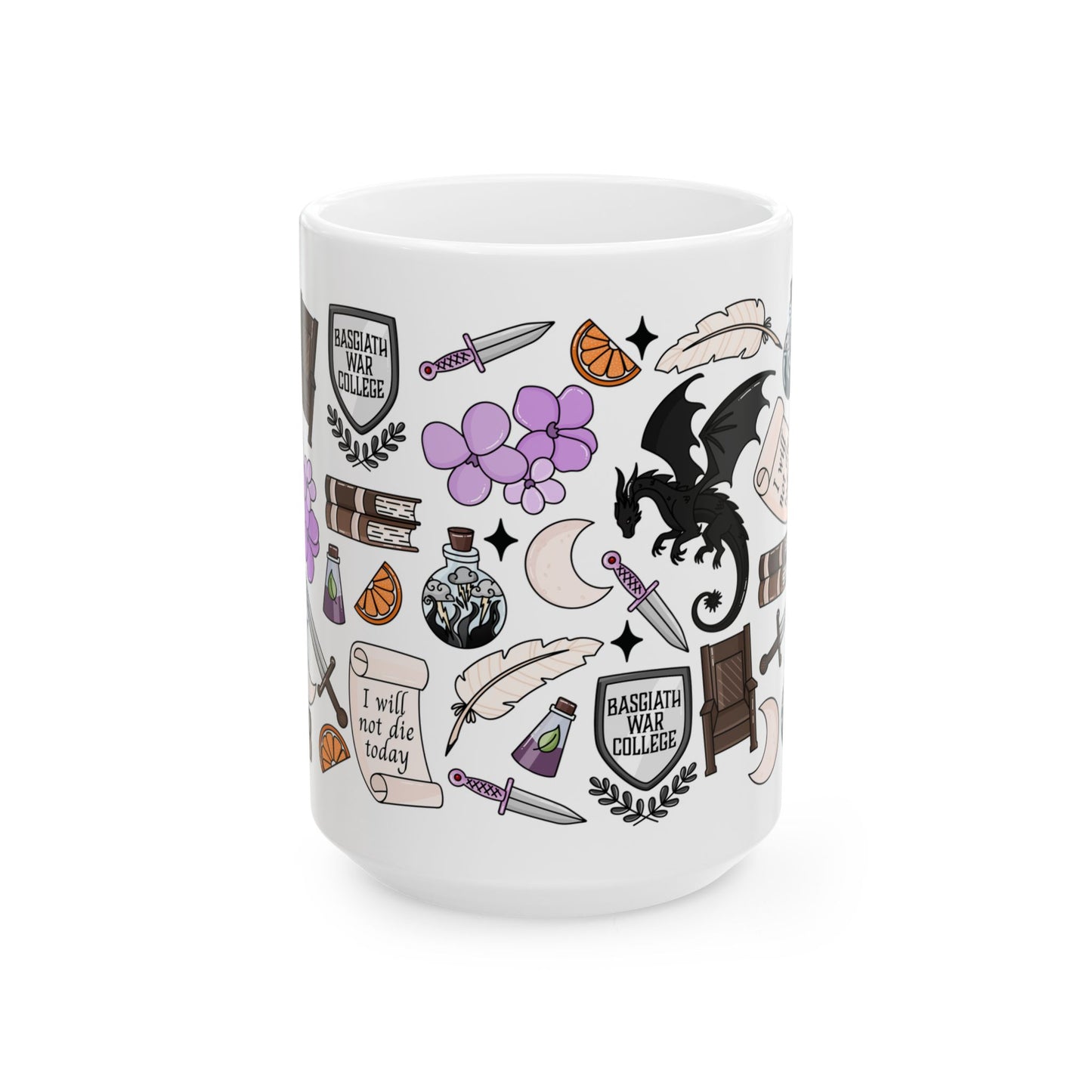 15oz Full Wrap Dragon Mug