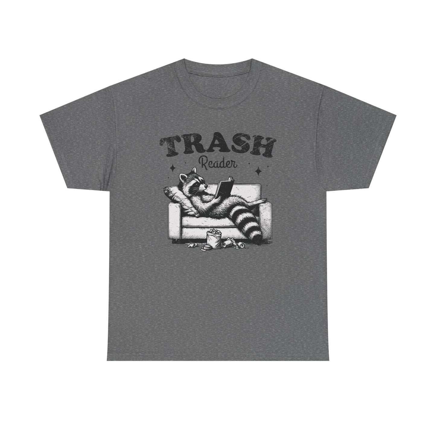 Trash Reader Racoon Graphic Tee
