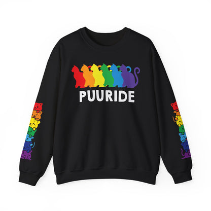 *Sleeve and Front Designs* Crewneck Sweatshirt - Puuride LGBTQA+