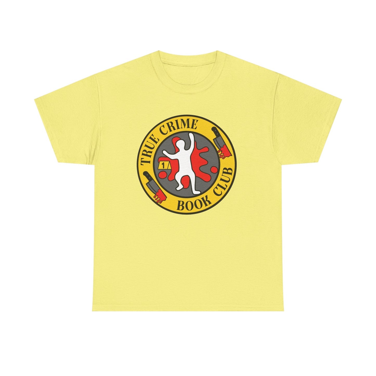 True Crime Book Club Round Graphic Tee