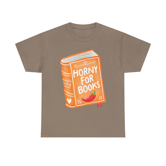 Horny For Books Graphic Tee