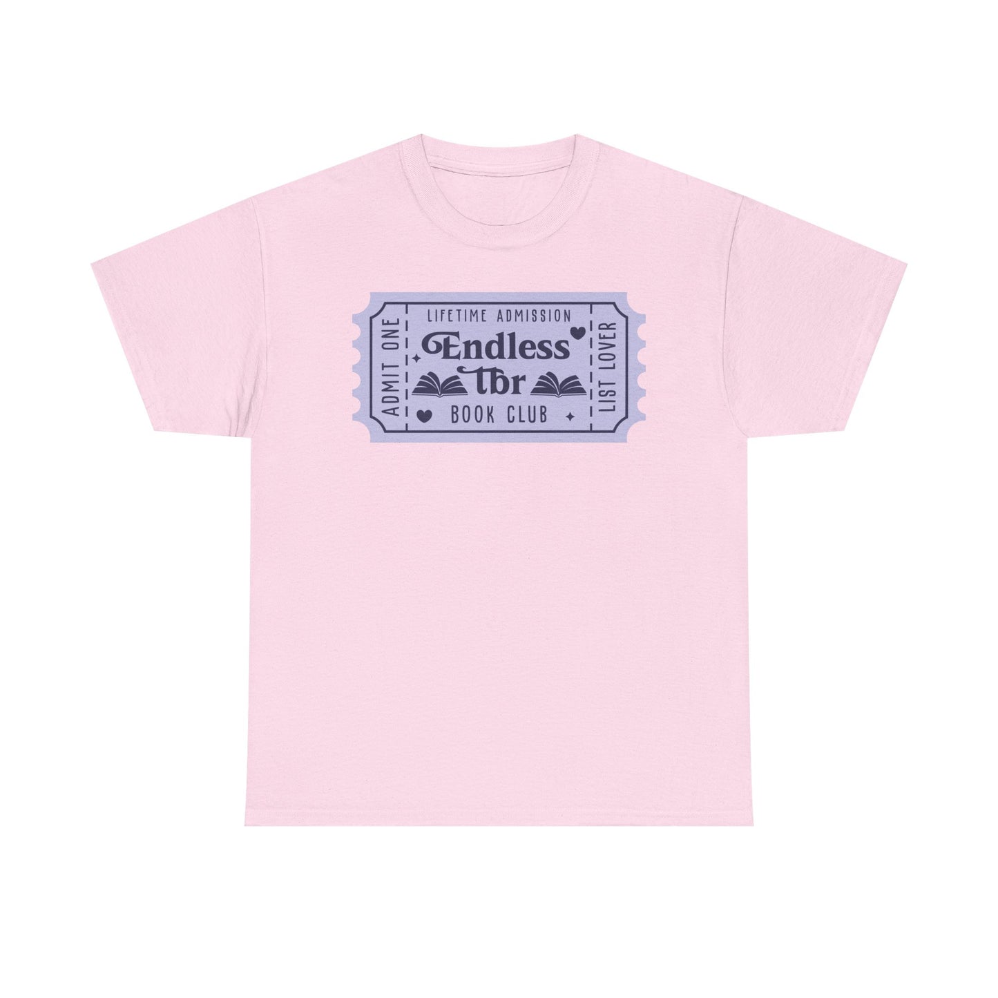 Endless TBR Book Club Ticket Graphic Tee