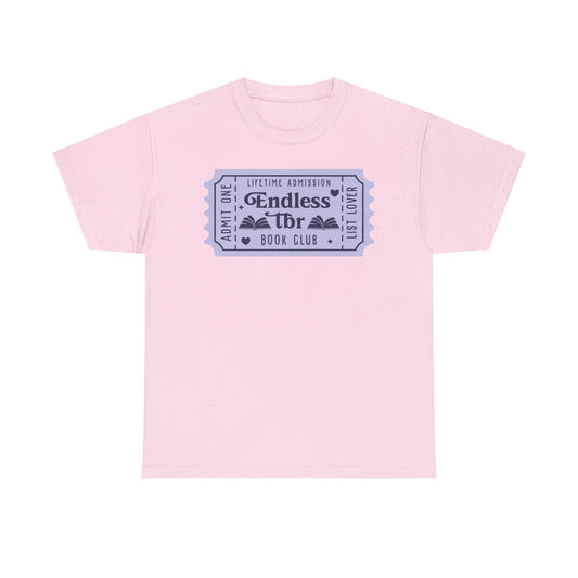 Endless TBR Book Club Ticket Graphic Tee