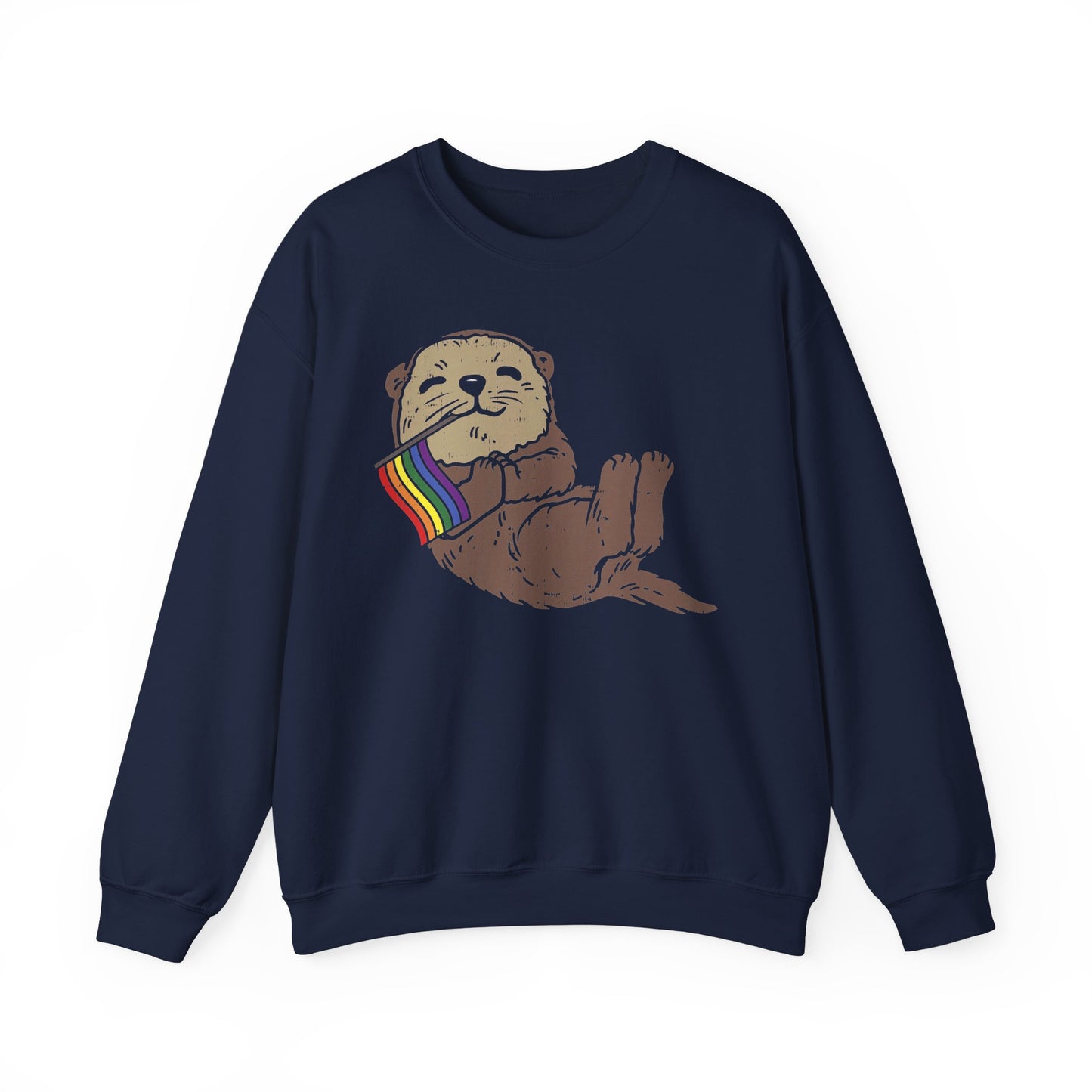 Crewneck Sweatshirt - Otter Pride LGBTQA+