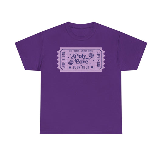 Poly Love Book Club Ticket Graphic Tee
