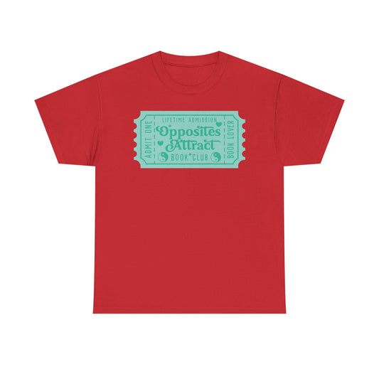 Opposites Attract Book Club Ticket Graphic Tee