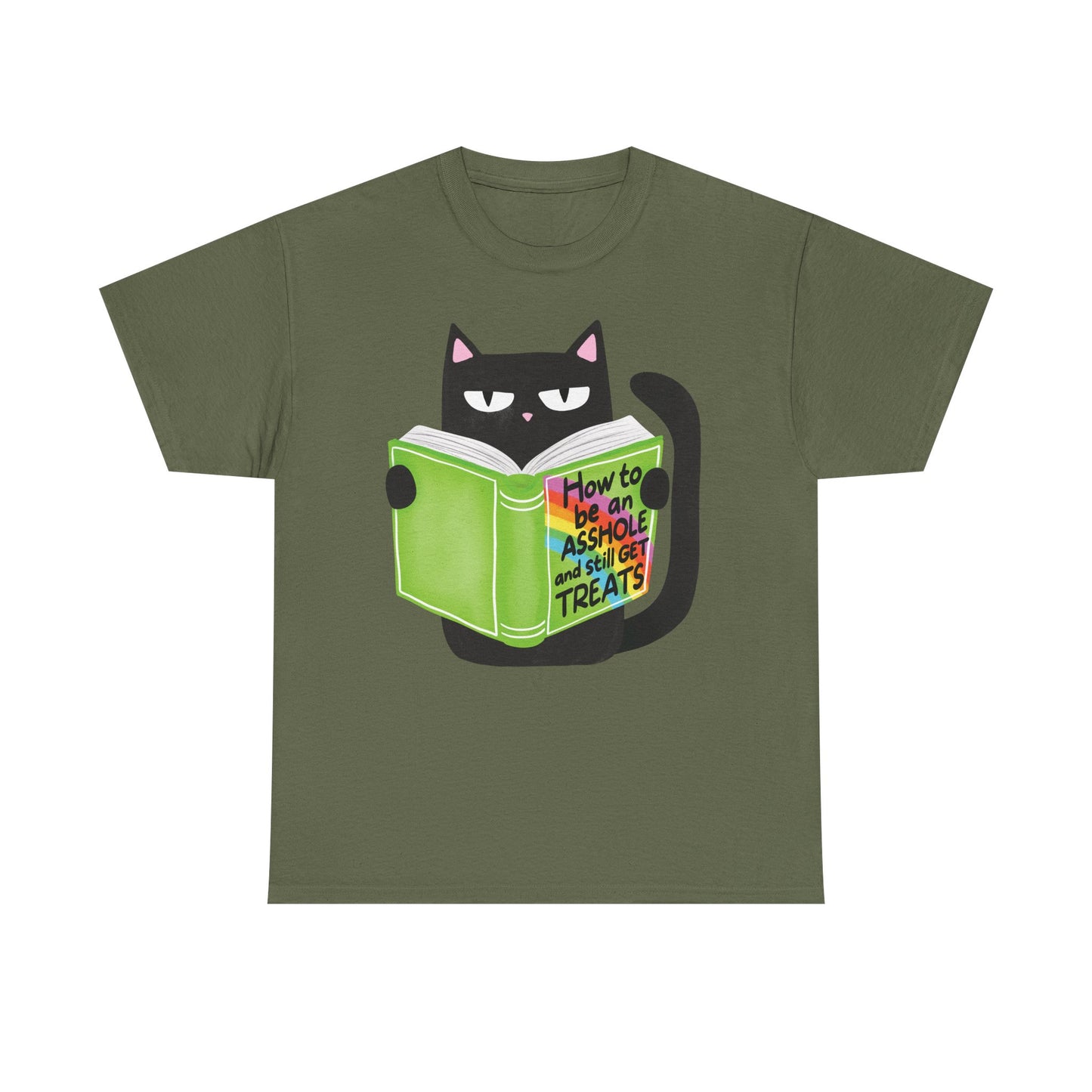 Asshole cat treats Graphic Tee