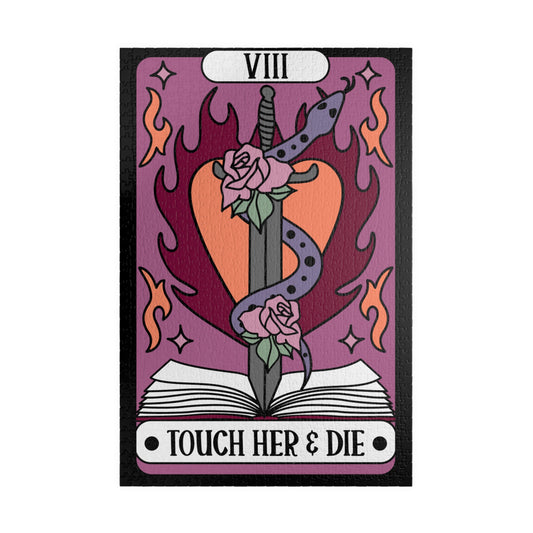 Touch Her and Die Tarot Card 1014 piece puzzle