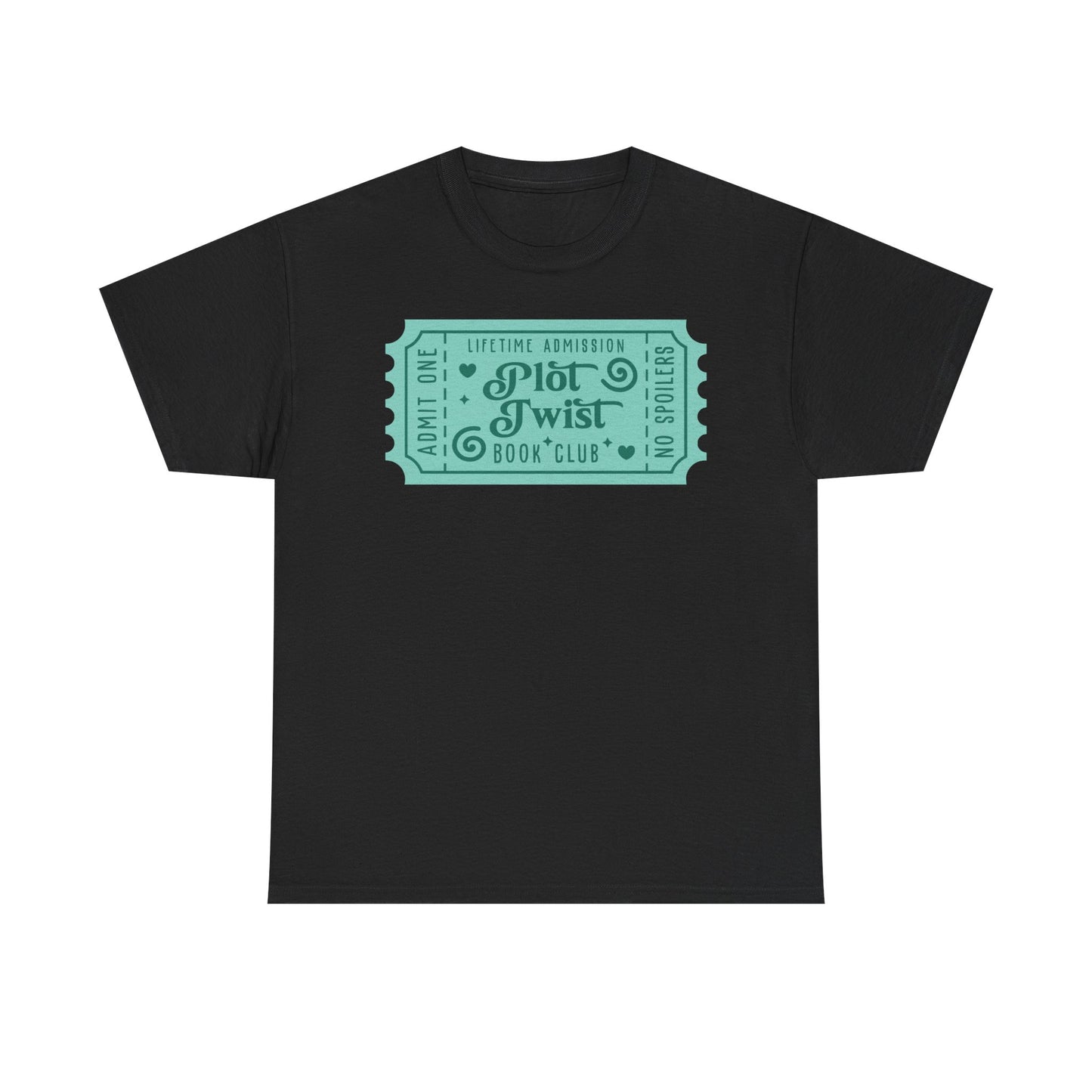 Plot Twist Book Club Ticket Graphic Tee