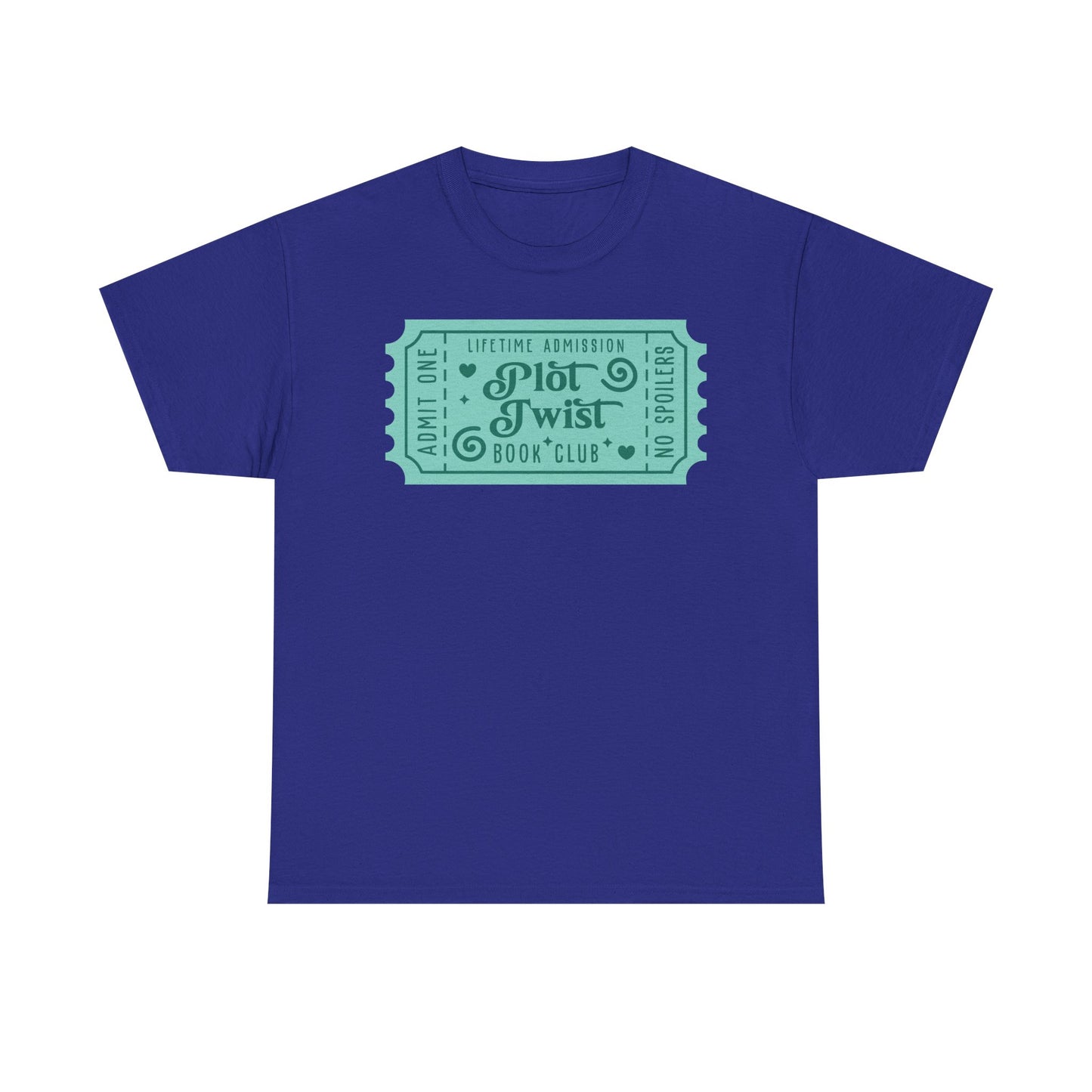 Plot Twist Book Club Ticket Graphic Tee