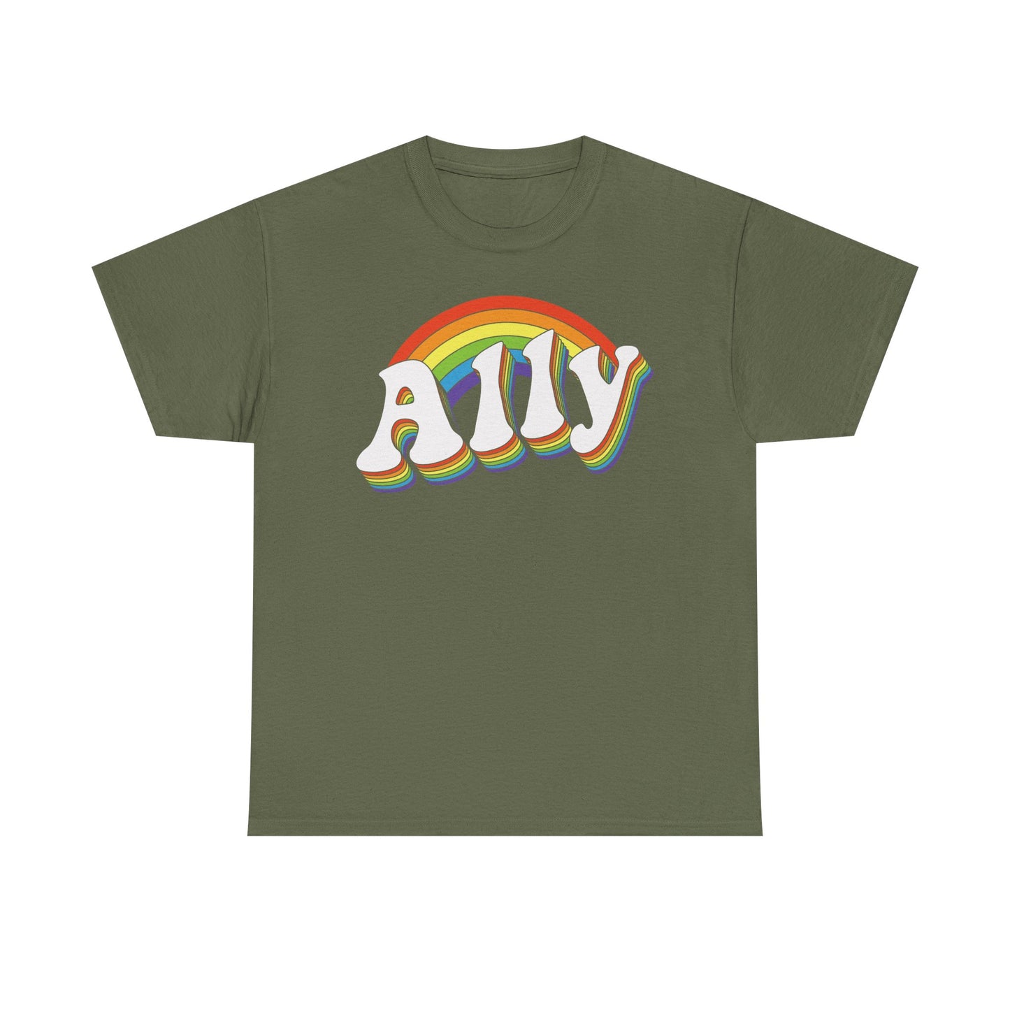 Ally Rainbow Graphic Tee