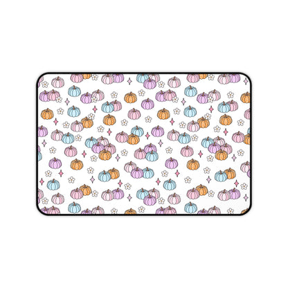 Pastel Pumpkins Desk Mat