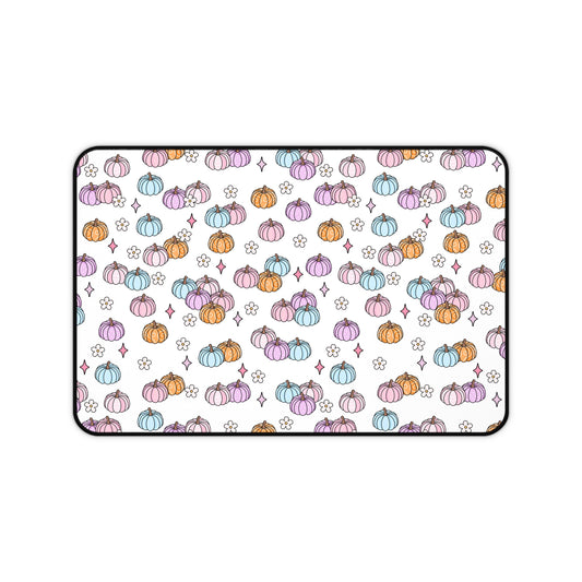 Pastel Pumpkins Desk Mat