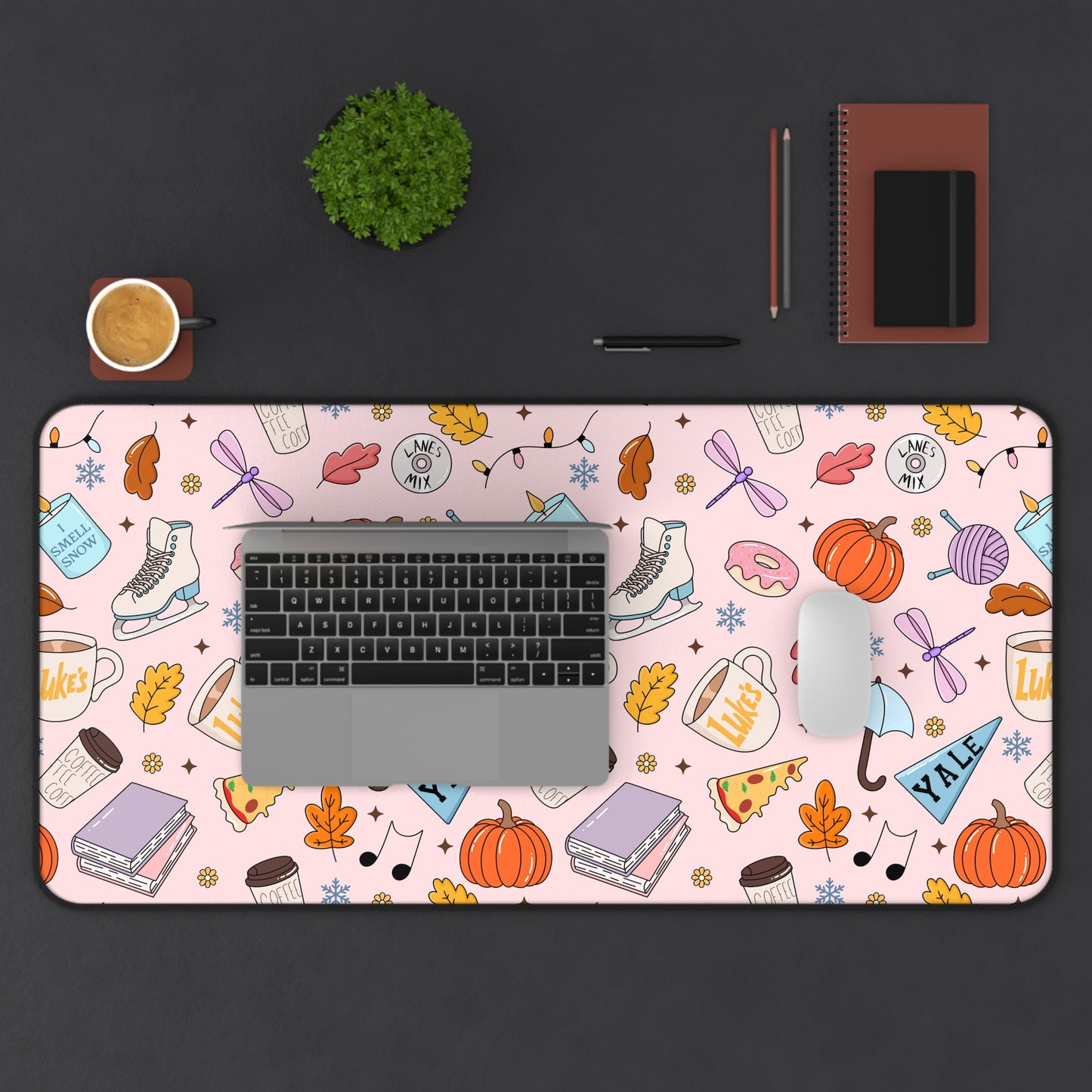 Pink Girls Desk Mat