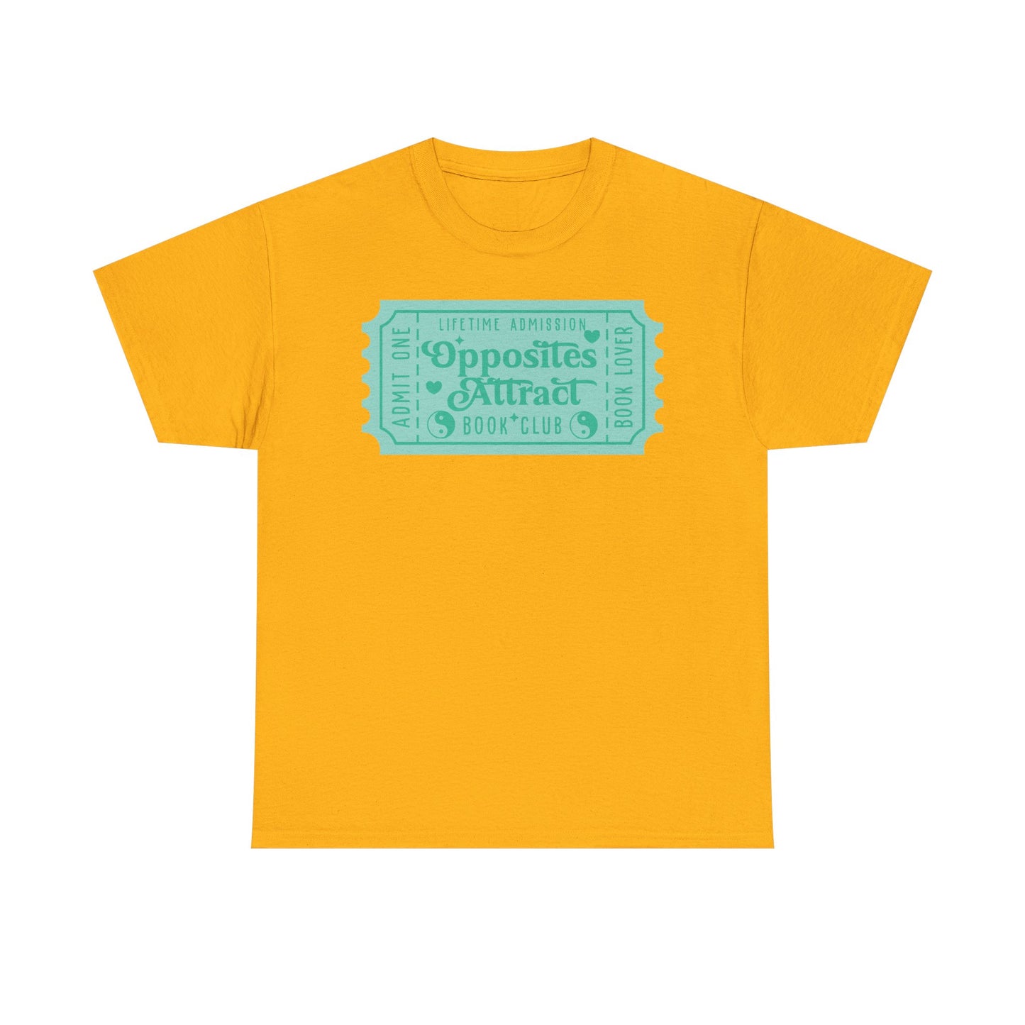 Opposites Attract Book Club Ticket Graphic Tee