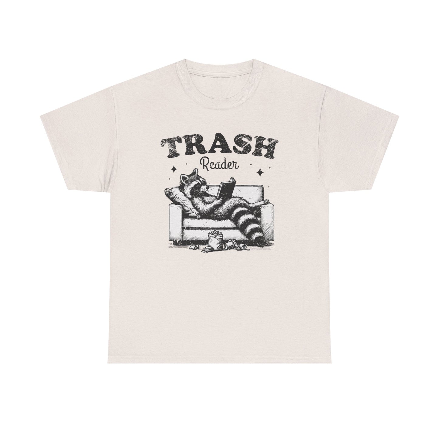 Trash Reader Racoon Graphic Tee