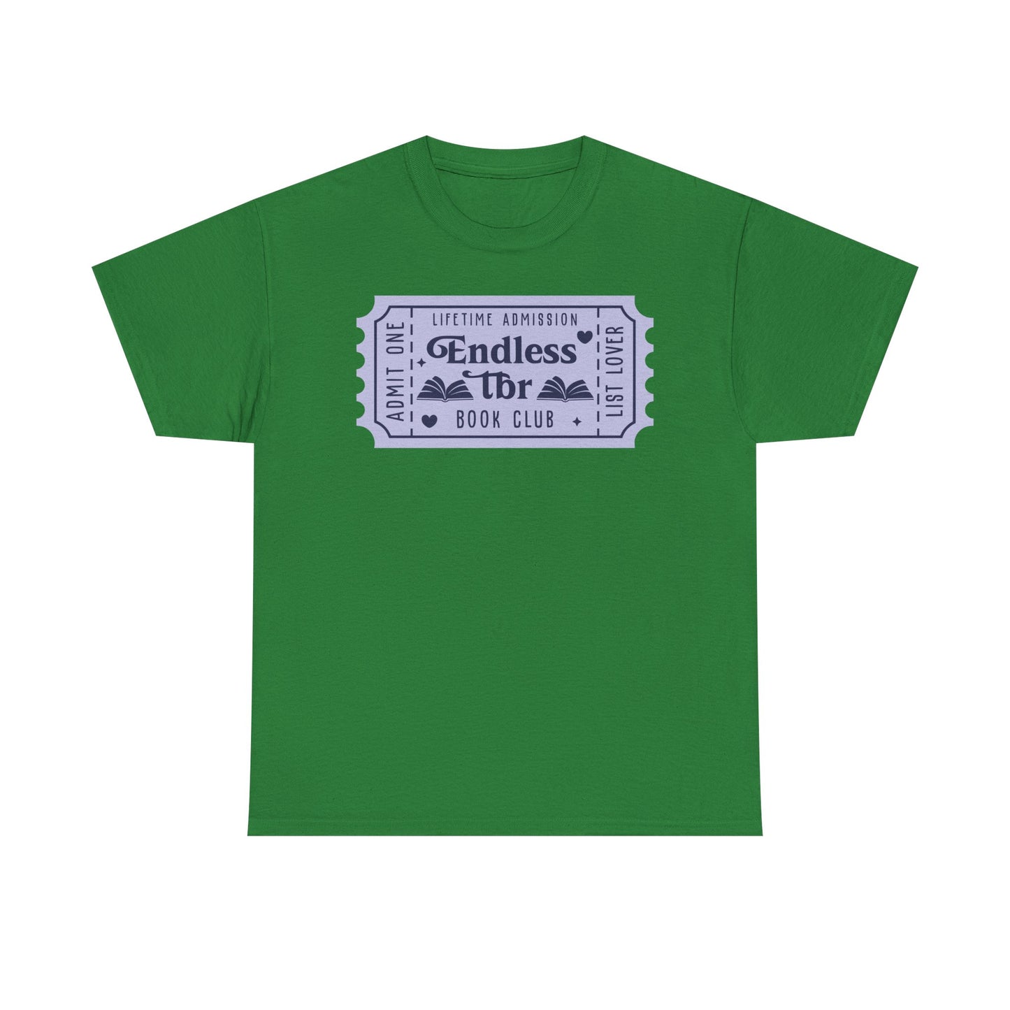 Endless TBR Book Club Ticket Graphic Tee
