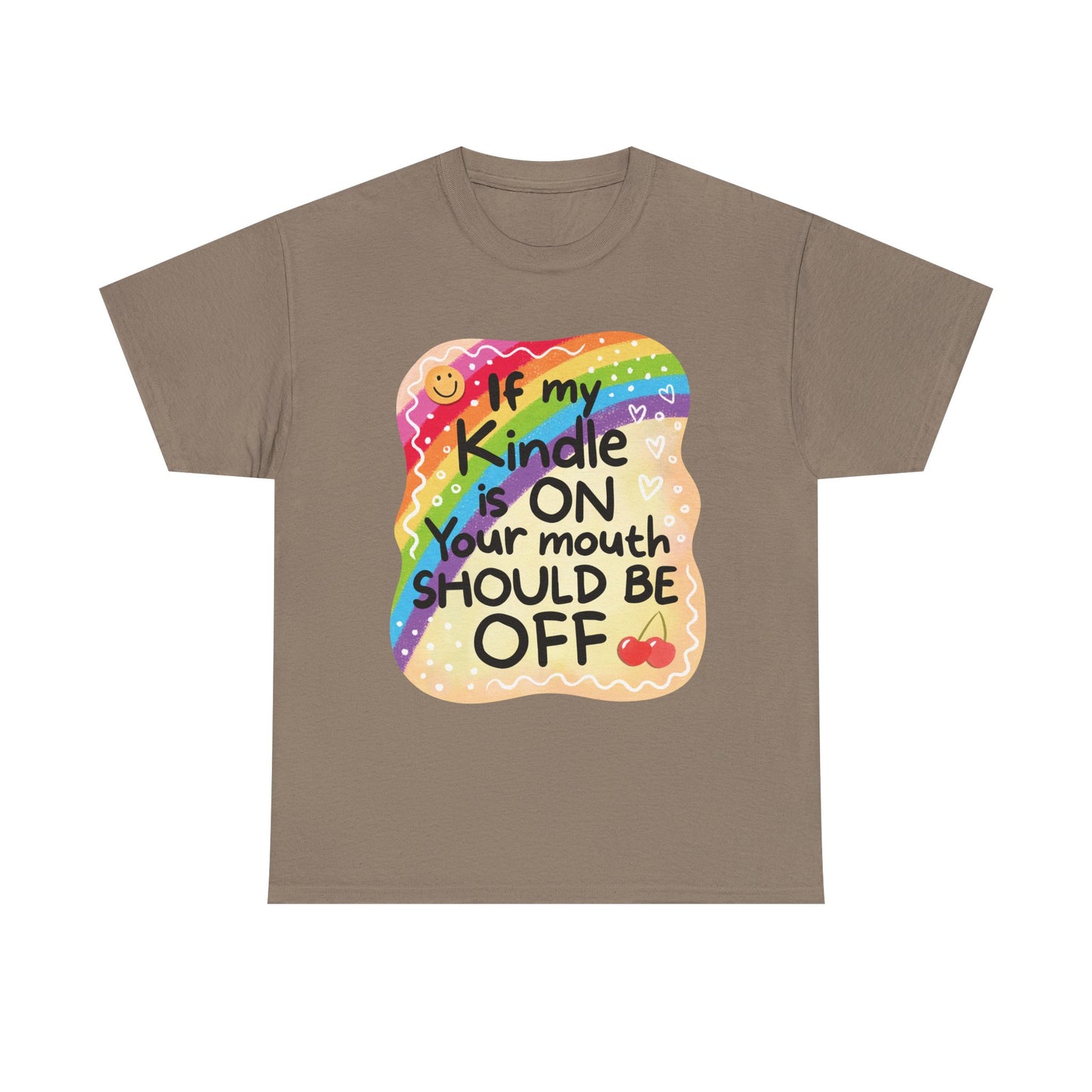 Kindle On Mouth Off Graphic Tee