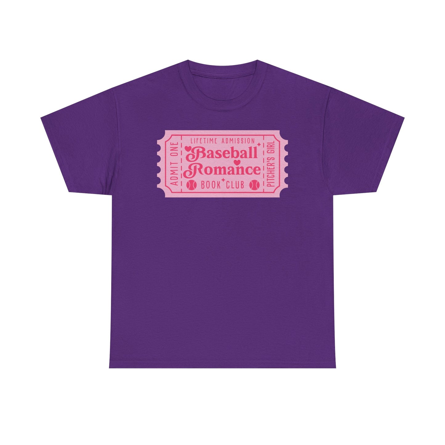 Baseball Romance Book Club Ticket Graphic Tee
