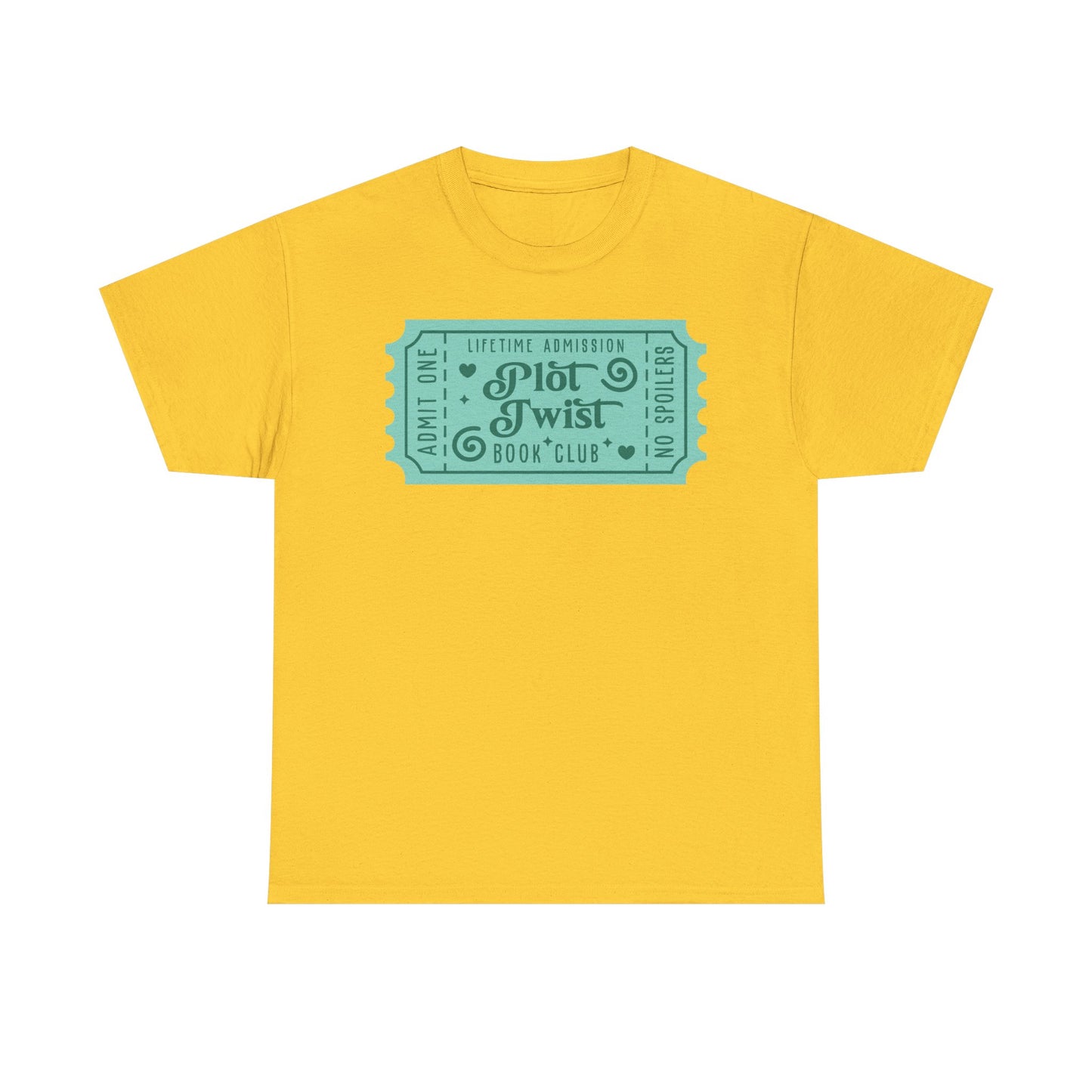 Plot Twist Book Club Ticket Graphic Tee