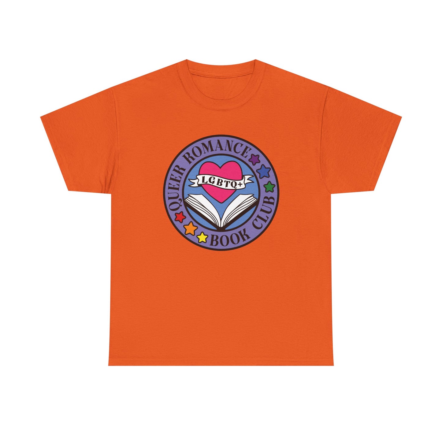 Queer Romance Book Club LGBTQA Round Graphic Tee