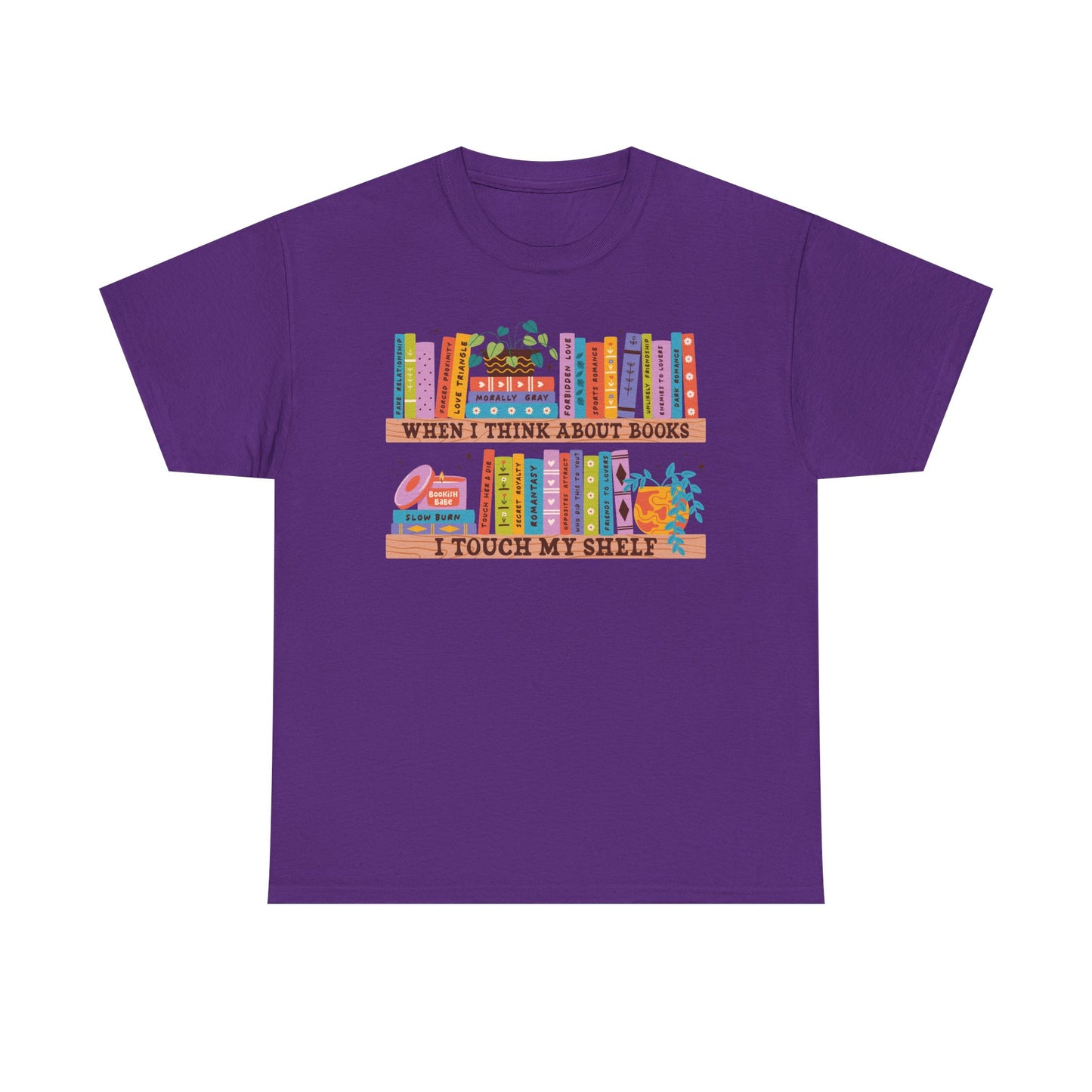 Think About Books Touch My Shelf Graphic Tee
