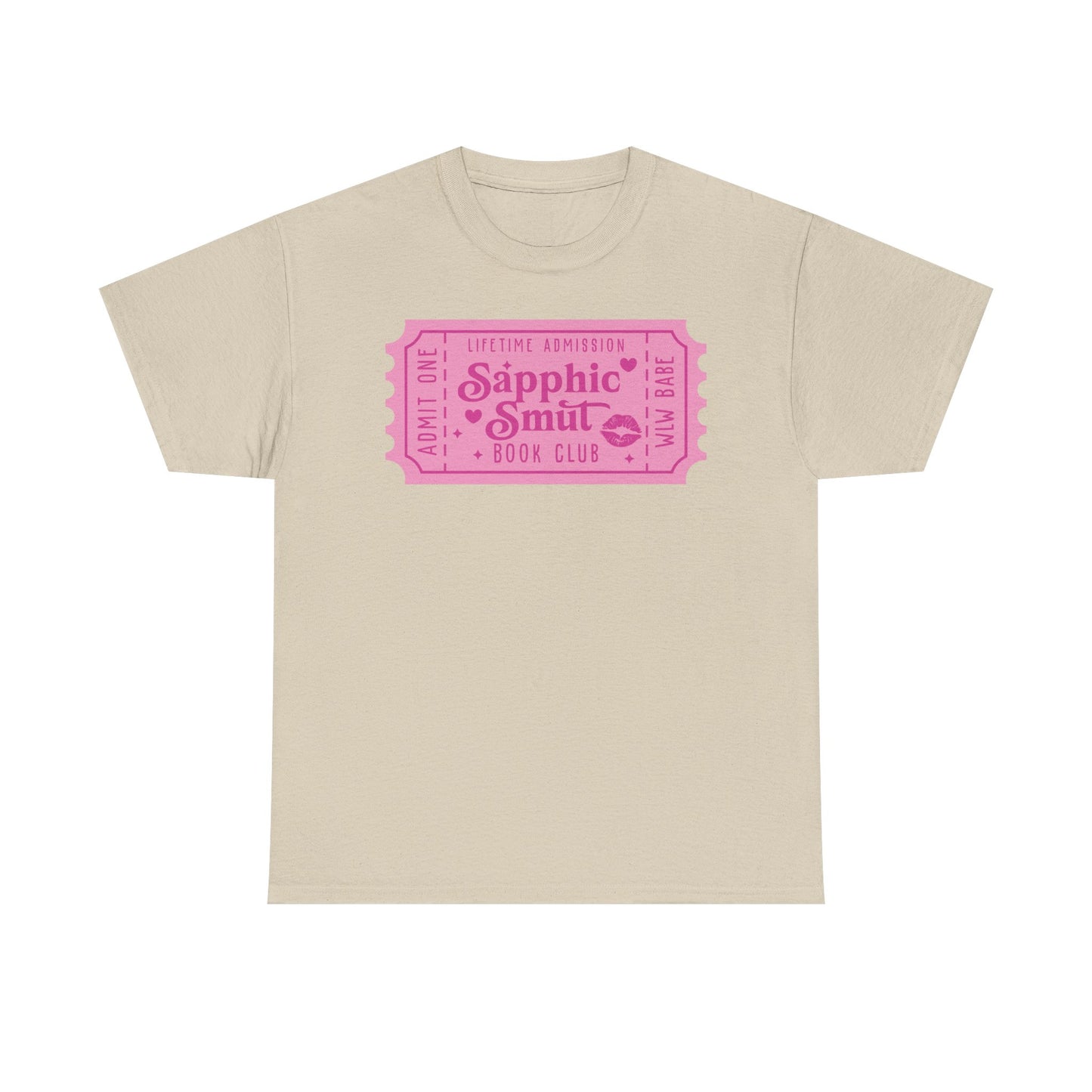 Sapphic Smut Book Club Ticket Graphic Tee
