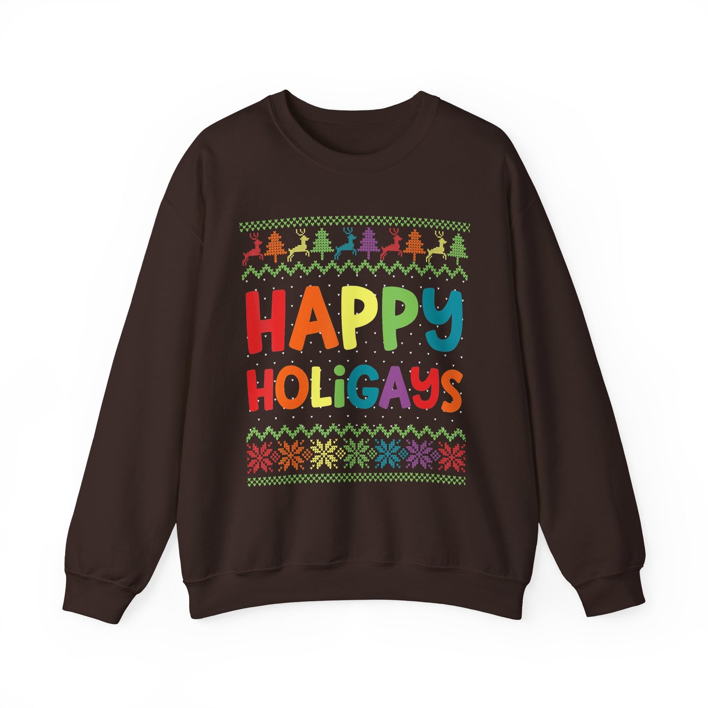 Crewneck Sweatshirt - Happy Holigays LGBTQA+