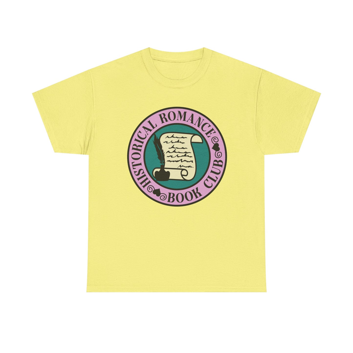 Historical Romance Book Club Round Graphic Tee