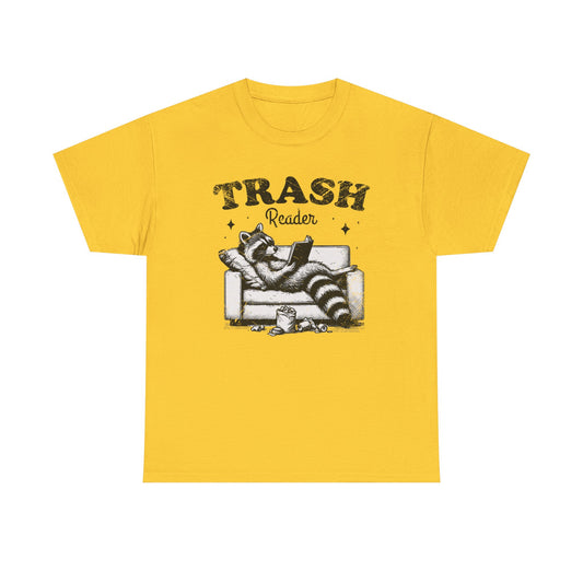 Trash Reader Racoon Graphic Tee