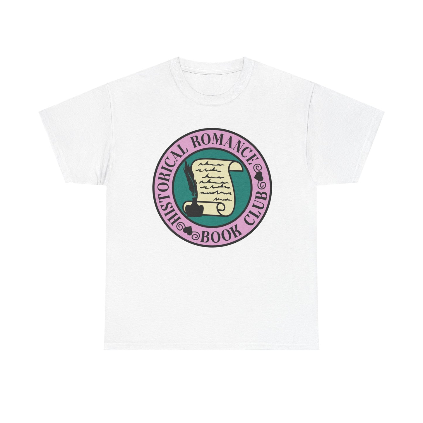 Historical Romance Book Club Round Graphic Tee
