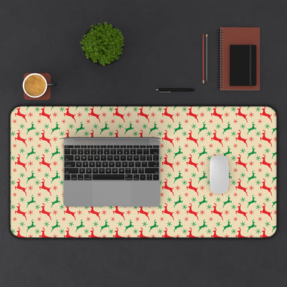 Reindeer Christmas Themed Desk Mat
