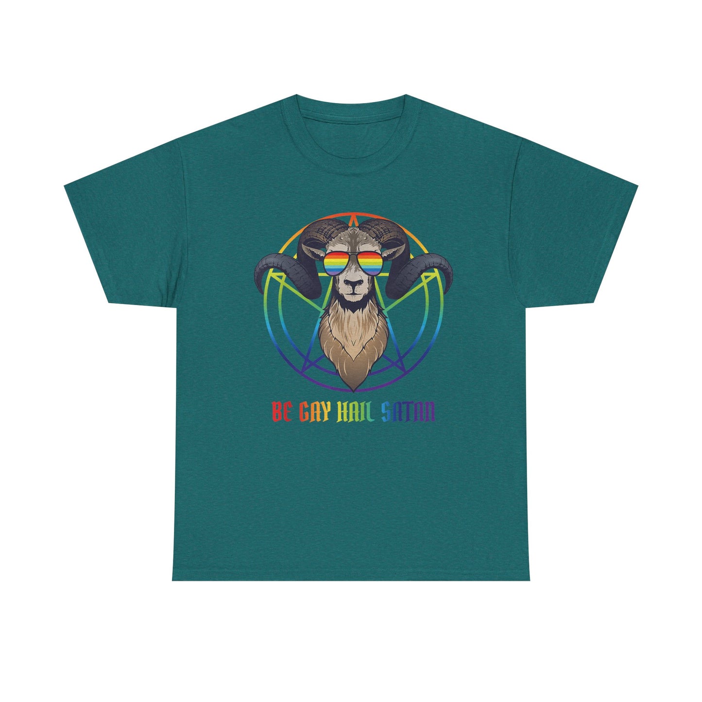 Be Gay Hail Satan Graphic Tee