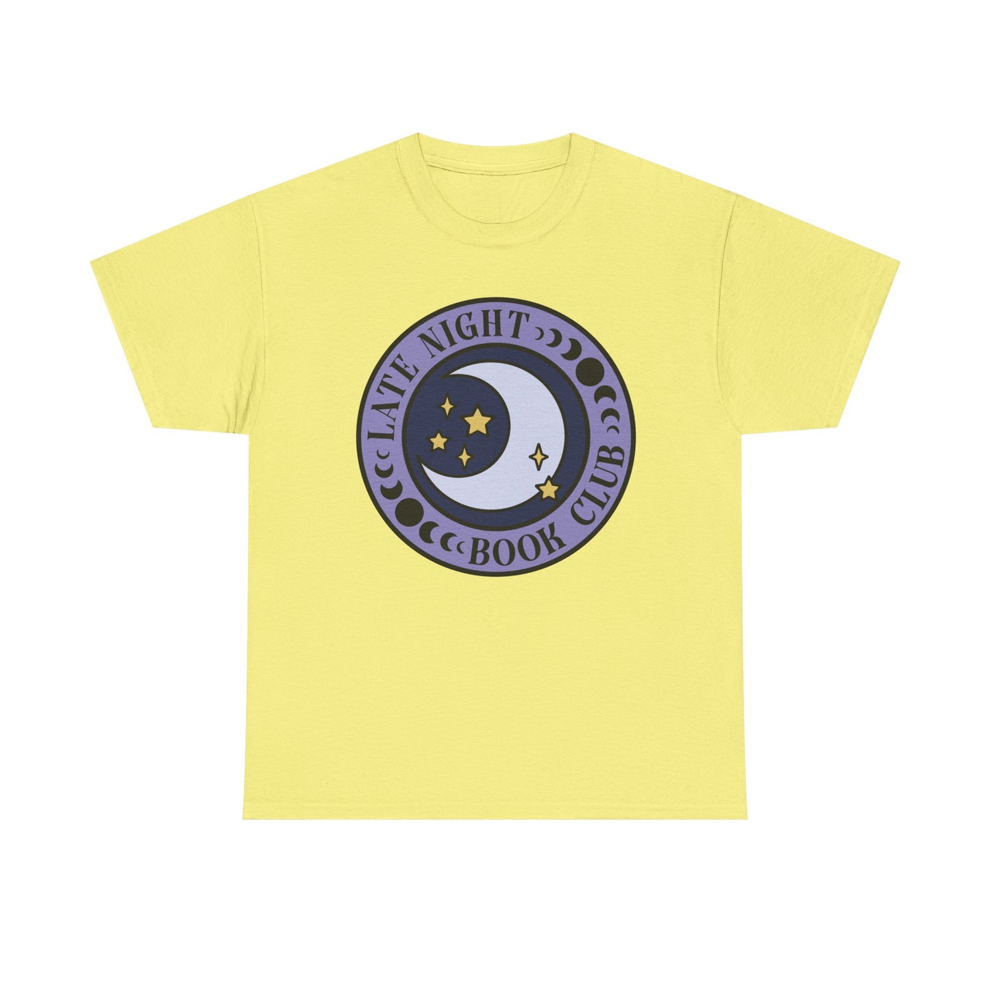 Late Night Book Club Round Graphic Tee