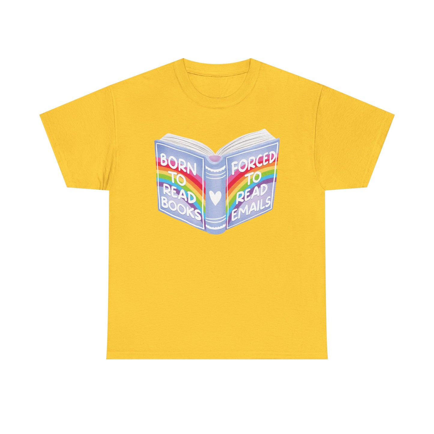 Books Vs Emails Graphic Tee