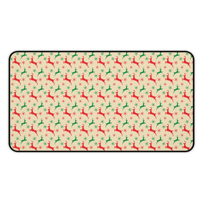 Reindeer Christmas Themed Desk Mat