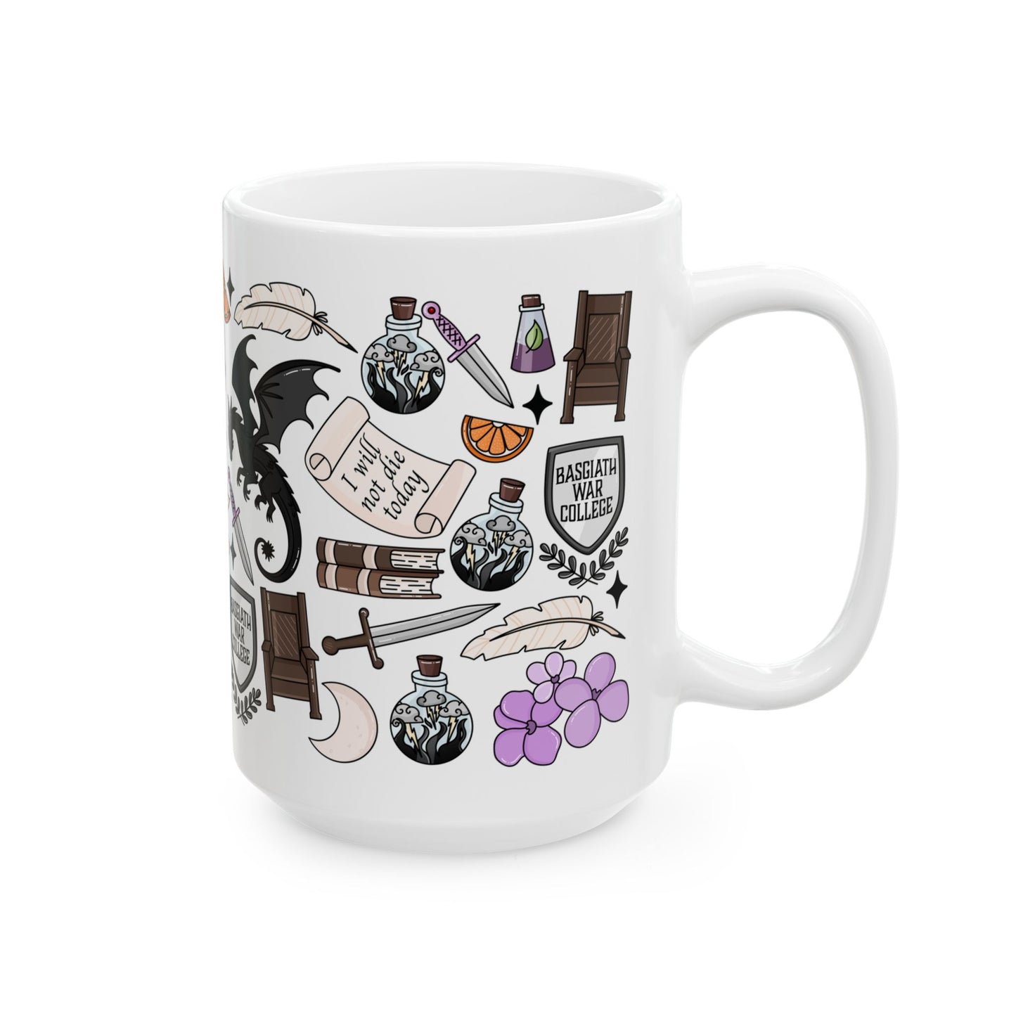 15oz Full Wrap Dragon Mug