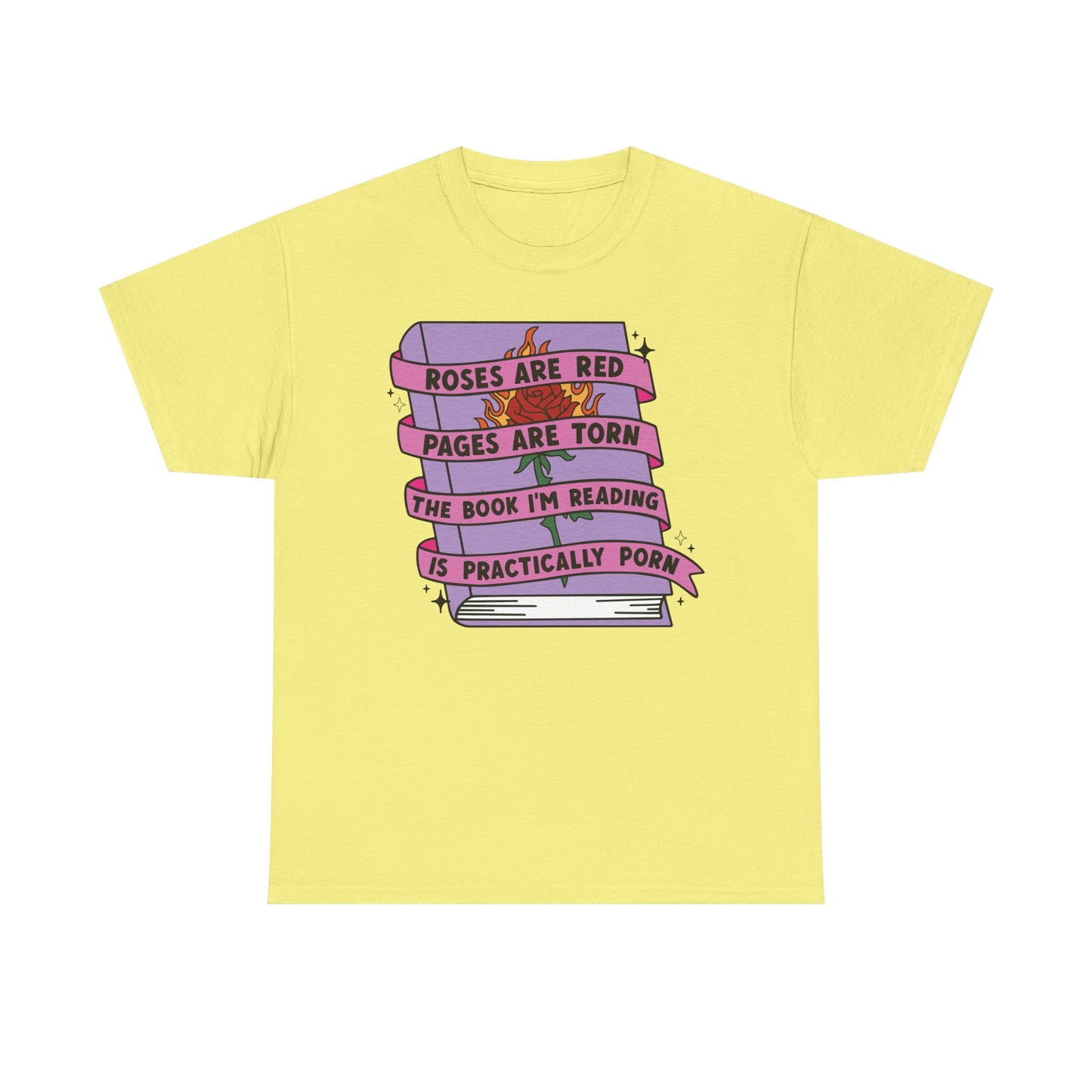Roses Are Red Book Poem Graphic Tee