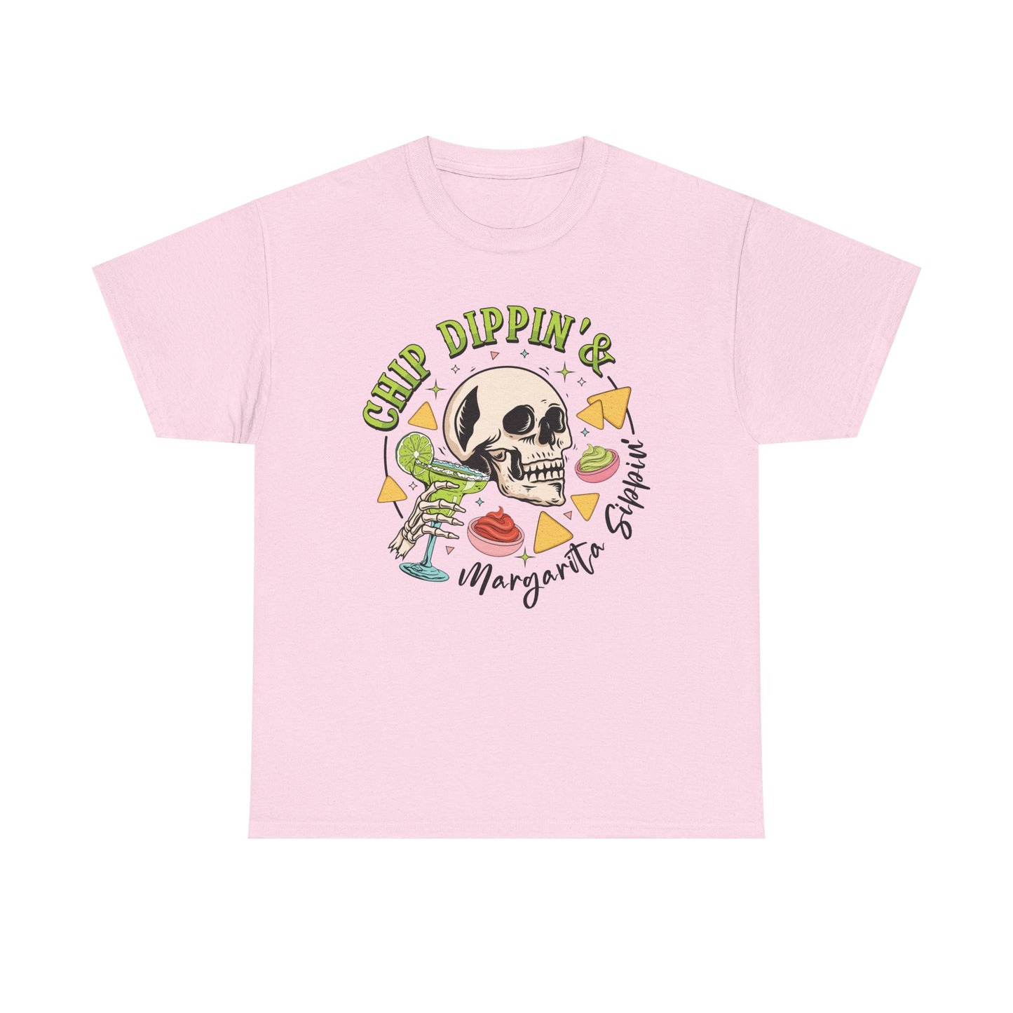 Chips and Margarita Skeleton Graphic Tee