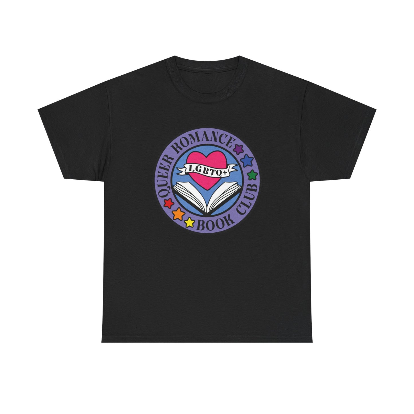 Queer Romance Book Club LGBTQA Round Graphic Tee