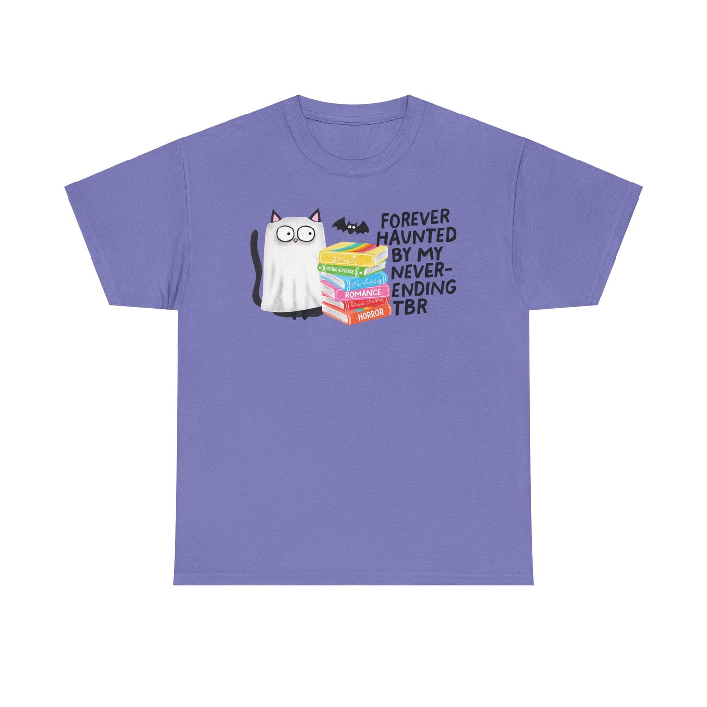 Haunted TBR Cat Graphic Tee