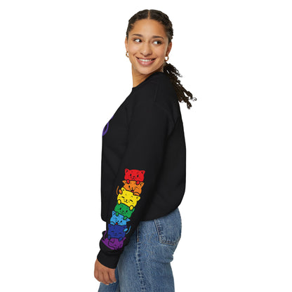 *Sleeve and Front Designs* Crewneck Sweatshirt - Puuride LGBTQA+