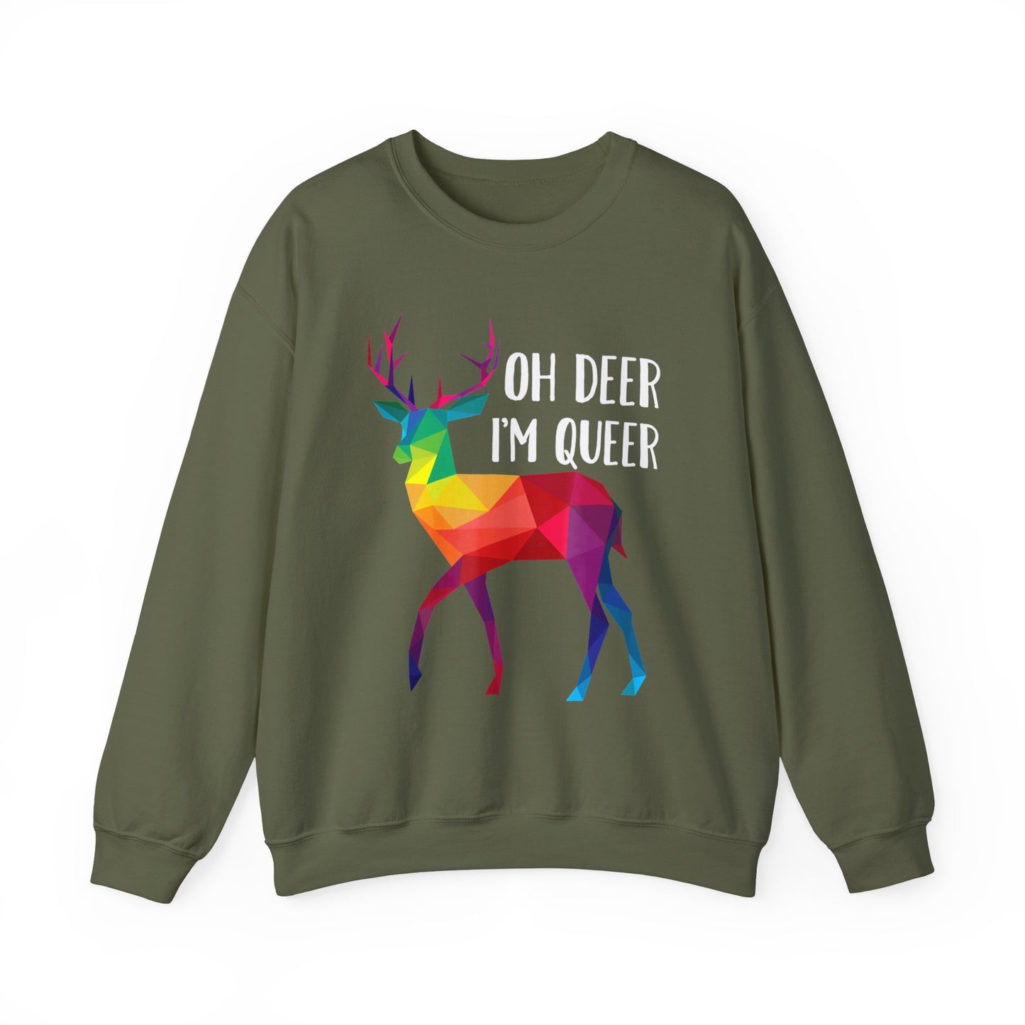 Crewneck Sweatshirt - Deer Queer LGBTQA+