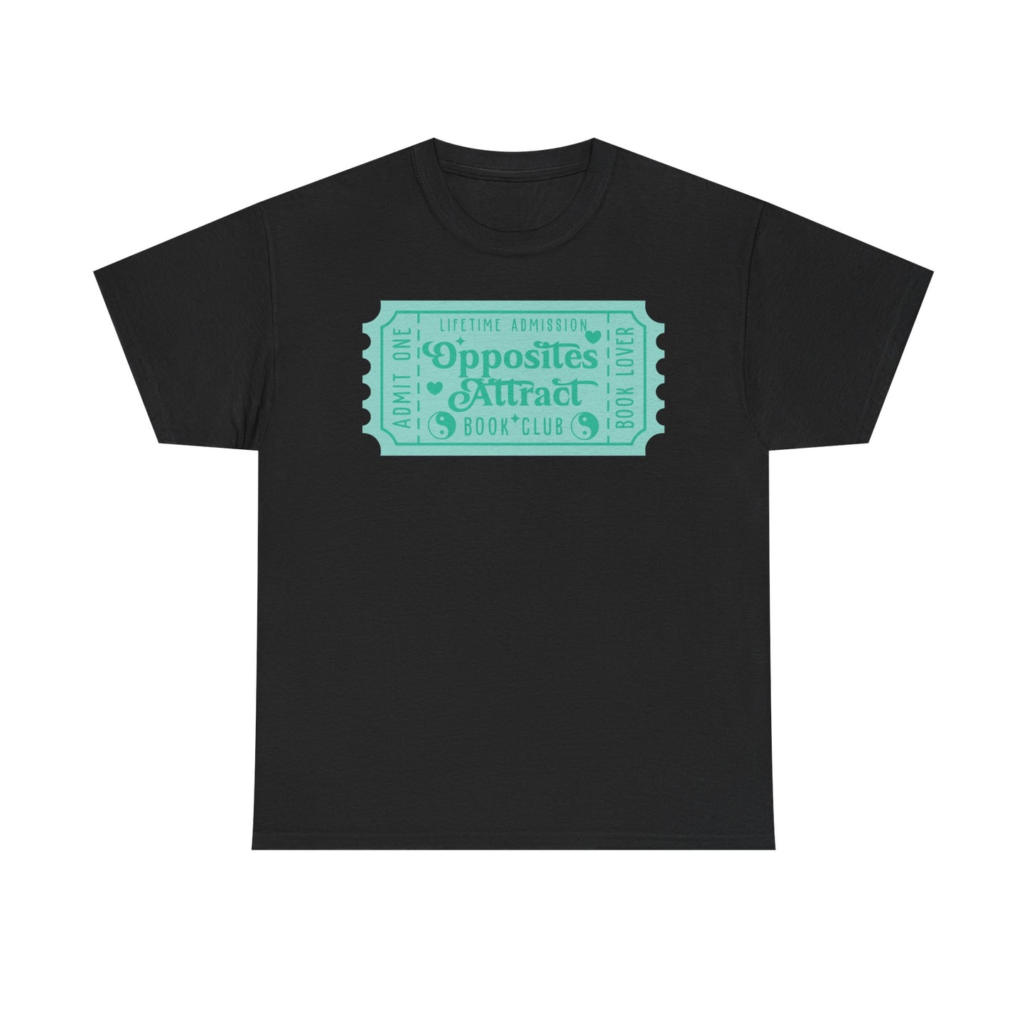 Opposites Attract Book Club Ticket Graphic Tee