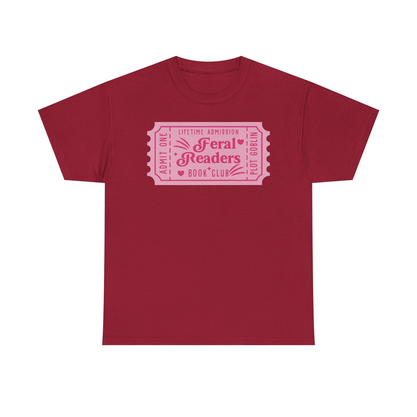 Feral Readers Book Club Ticket Graphic Tee