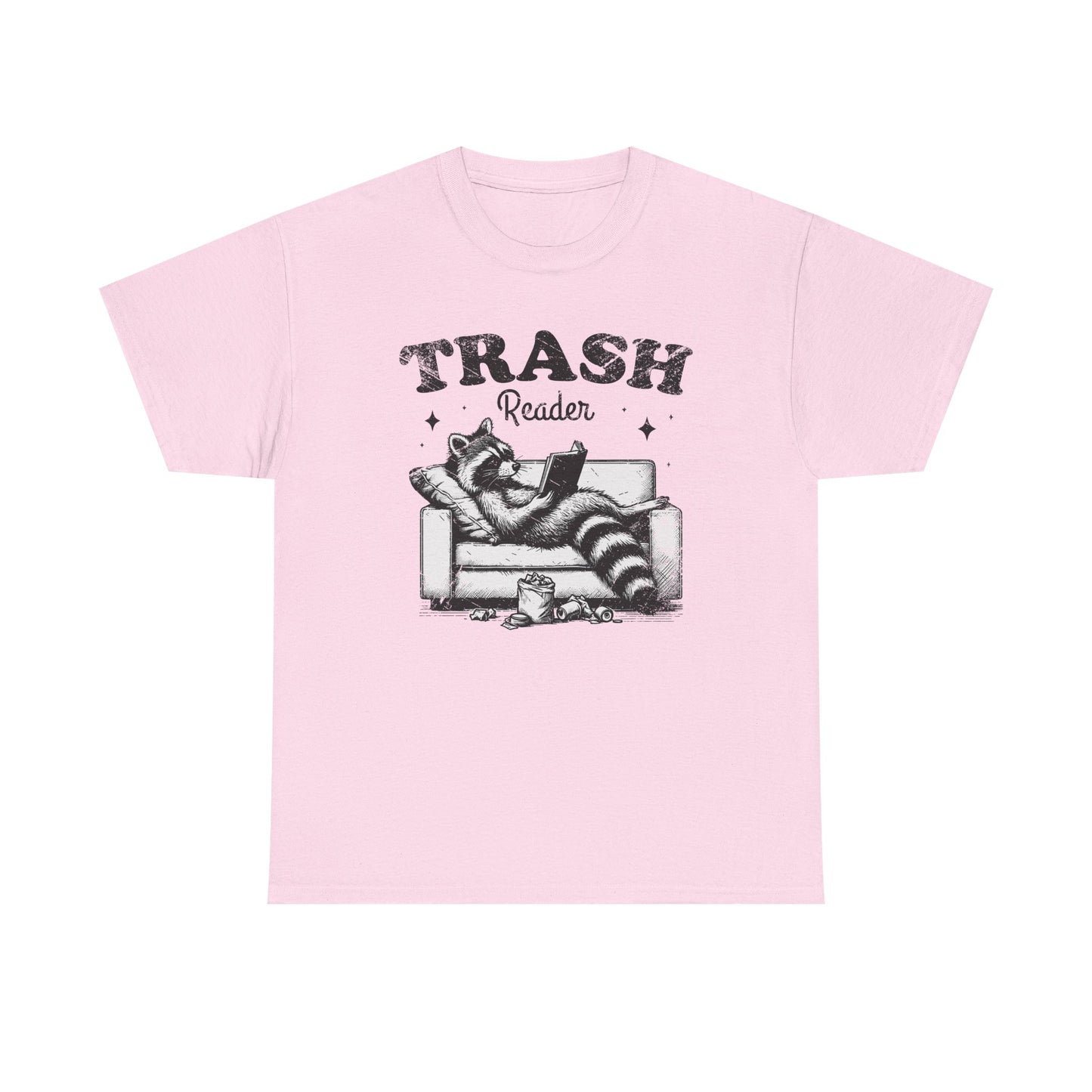 Trash Reader Racoon Graphic Tee